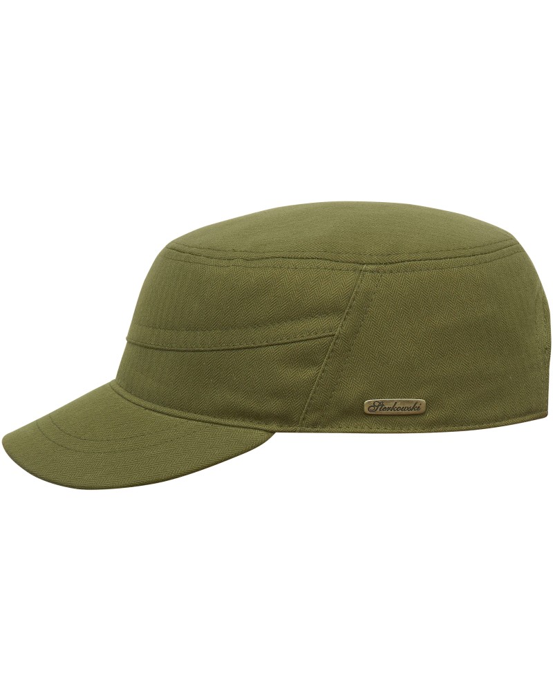 Patrol waterproof waxed cotton duty cadet adjustable cap
